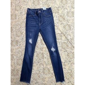 Hollister High Rise Jean Legging Advance Stretch Womens Jeans Blue Sz. 0S W24